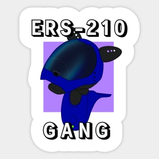 Aibo ERS-210 Gang Cyber Blue Sticker